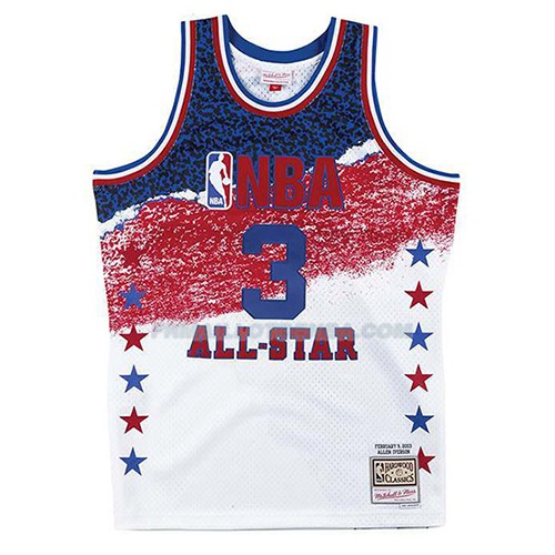 Maillot All Star 2003 Allen Iverson Mitchell & Ness Blanc